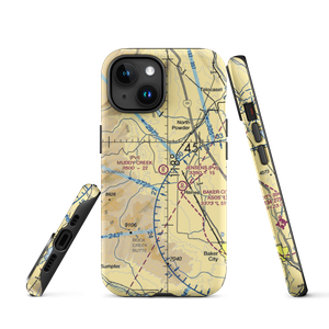Muddy Creek Airport (OG27) VFR Sectional  Tough iPhone Case