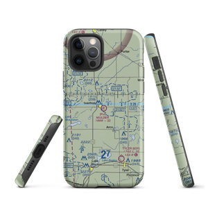 Mulder Field Inc Airport (4MN4) VFR Sectional  Tough iPhone Case