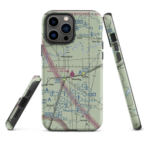 Munday Municipal Airport (37F) VFR Sectional  Tough iPhone Case