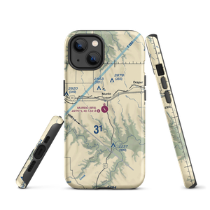 Murdo Municipal Airport (8F6) VFR Sectional  Tough iPhone Case