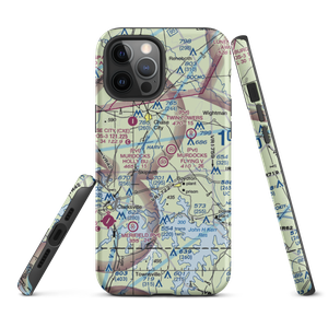 Murdock's Holly Bu Airport (23VG) VFR Sectional  Tough iPhone Case