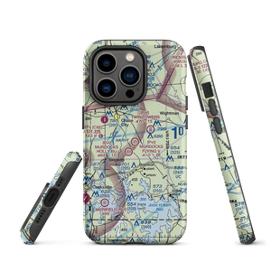 Murdocks Flying V Airport (3VG4) VFR Sectional  Tough iPhone Case