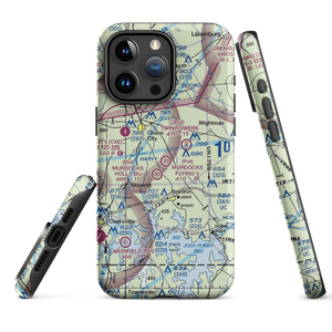 Murdocks Flying V Airport (3VG4) VFR Sectional  Tough iPhone Case