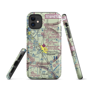 Murfreesboro Municipal Airport (MBT) VFR Sectional  Tough iPhone Case