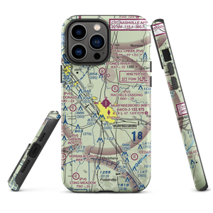 Murfreesboro Municipal Airport (MBT) VFR Sectional  Tough iPhone Case