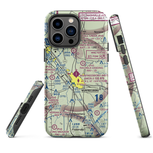 Murfreesboro Municipal Airport (MBT) VFR Sectional  Tough iPhone Case