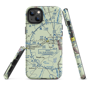 Murphey Flying Service Airport (MS22) VFR Sectional  Tough iPhone Case