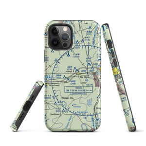 Murphey Flying Service Airport (MS22) VFR Sectional  Tough iPhone Case