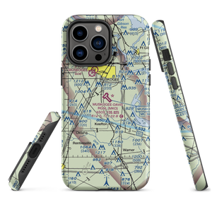 Muskogee-Davis Regional Airport (MKO) VFR Sectional  Tough iPhone Case