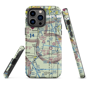 Mussman Airport (7IL0) VFR Sectional  Tough iPhone Case