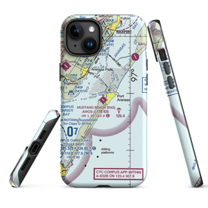 Mustang Beach Airport (RAS) VFR Sectional  Tough iPhone Case