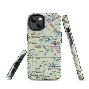 Myers Farm Airport (7IN6) VFR Sectional  Tough iPhone Case