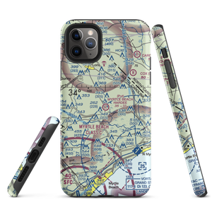 Myrtle Beach Hardee Airpark (SC21) VFR Sectional  Tough iPhone Case