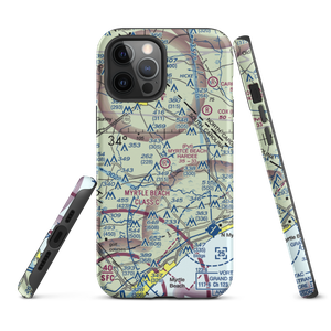Myrtle Beach Hardee Airpark (SC21) VFR Sectional  Tough iPhone Case