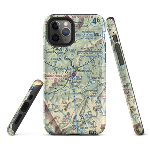 Myrtle Creek Municipal Airport (16S) VFR Sectional  Tough iPhone Case