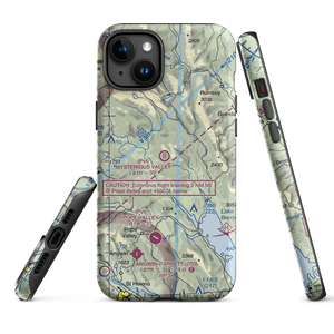 Mysterious Valley Airport (20CL) VFR Sectional  Tough iPhone Case