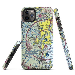 Mystery Farm Airport (RI20) VFR Sectional  Tough iPhone Case