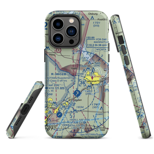 N & N Airport (49KS) VFR Sectional  Tough iPhone Case