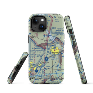 N & N Airport (49KS) VFR Sectional  Tough iPhone Case