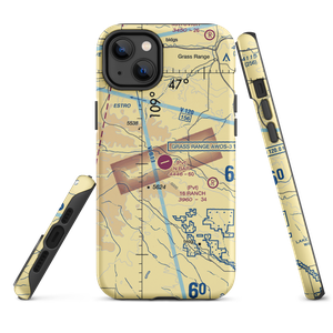 N Bar Ranch Airport (19MT) VFR Sectional  Tough iPhone Case