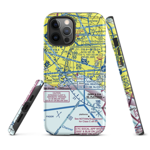 Naa Long Beach Port Helistop (42L) VFR Sectional  Tough iPhone Case