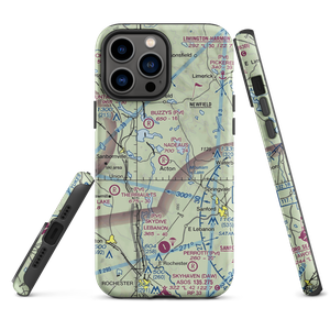 Nadeau's Airfield (02ME) VFR Sectional  Tough iPhone Case