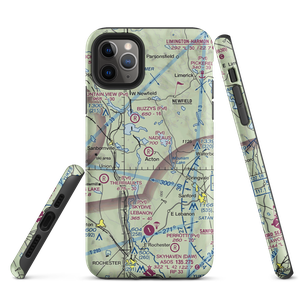 Nadeau's Airfield (02ME) VFR Sectional  Tough iPhone Case