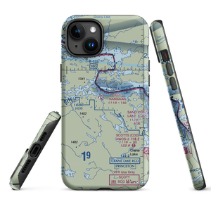 Namakan Seaplane Base (57MN) VFR Sectional  Tough iPhone Case