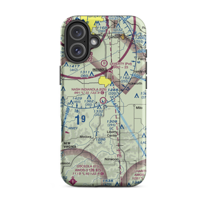 Nash Field Indianola Airport (6Z6) VFR Sectional  Tough iPhone Case