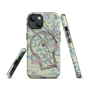 Natchitoches Regional Airport (IER) VFR Sectional  Tough iPhone Case