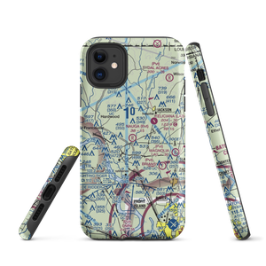 Nauga Field (LS35) VFR Sectional  Tough iPhone Case