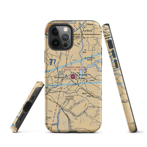 Navajo Lake Airport (1V0) VFR Sectional  Tough iPhone Case