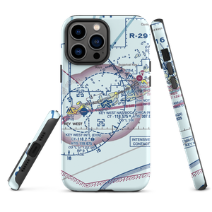 Naval Air Station Key West/Boca Chica Field (NQX) VFR Sectional  Tough iPhone Case