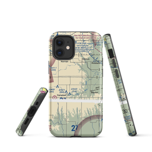 Nebraskaland Aviation Airport (30NE) VFR Sectional  Tough iPhone Case