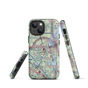 Necedah Airport (DAF) VFR Sectional  Tough iPhone Case