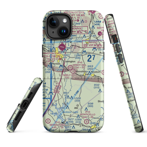 Neely Farms Airport (9GE7) VFR Sectional  Tough iPhone Case