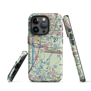 Neely Farms Airport (9GE7) VFR Sectional  Tough iPhone Case