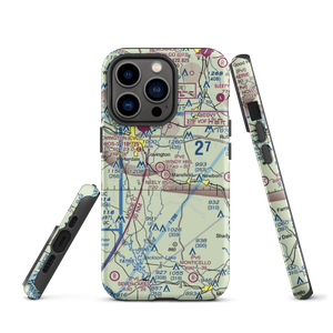 Neely Farms Airport (9GE7) VFR Sectional  Tough iPhone Case
