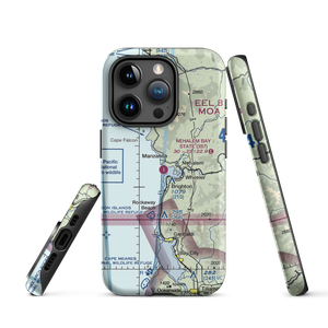 Nehalem Bay State Airport (3S7) VFR Sectional  Tough iPhone Case