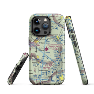 Neil Armstrong Airport (AXV) VFR Sectional  Tough iPhone Case