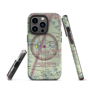 Neillsville Municipal Airport (VIQ) VFR Sectional  Tough iPhone Case