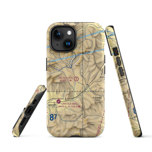 Nelson Ranch Airport (MT21) VFR Sectional  Tough iPhone Case