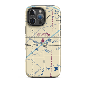 Ness City Municipal Airport (48K) VFR Sectional  Tough iPhone Case