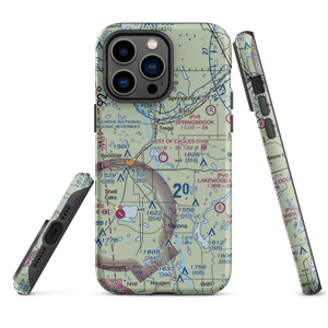 Nest of Eagles Airport (1H9) VFR Sectional  Tough iPhone Case