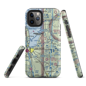 Nett Construction Airport (7WI9) VFR Sectional  Tough iPhone Case