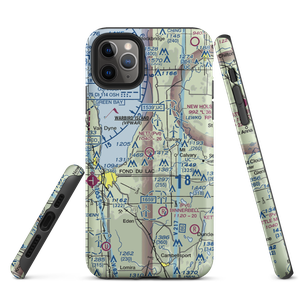 Nett Construction Airport (7WI9) VFR Sectional  Tough iPhone Case