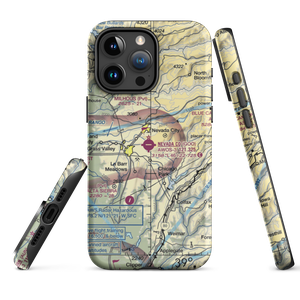 Nevada County Airport (GOO) VFR Sectional  Tough iPhone Case