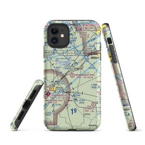 Neversweat Airport (1OK0) VFR Sectional  Tough iPhone Case