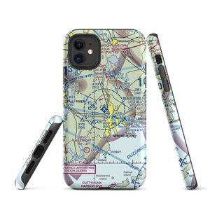 New Bedford Regional Airport (EWB) VFR Sectional  Tough iPhone Case