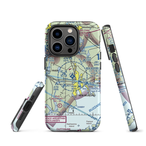 New Bedford Regional Airport (EWB) VFR Sectional  Tough iPhone Case